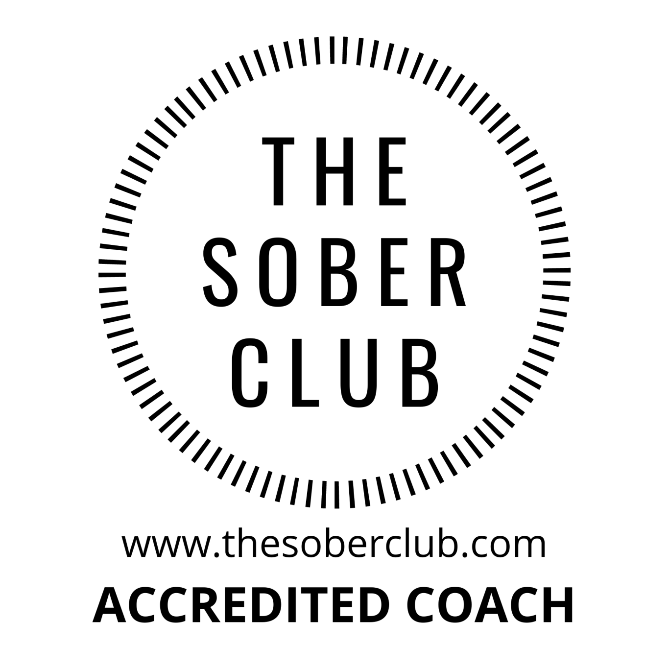 The Sober Club Accredited Coach Logo